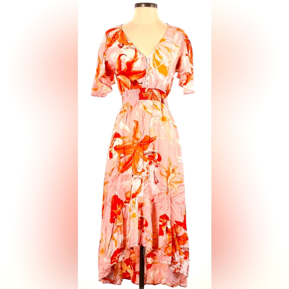 Abel the Label Tropical Floral Maxi Dress